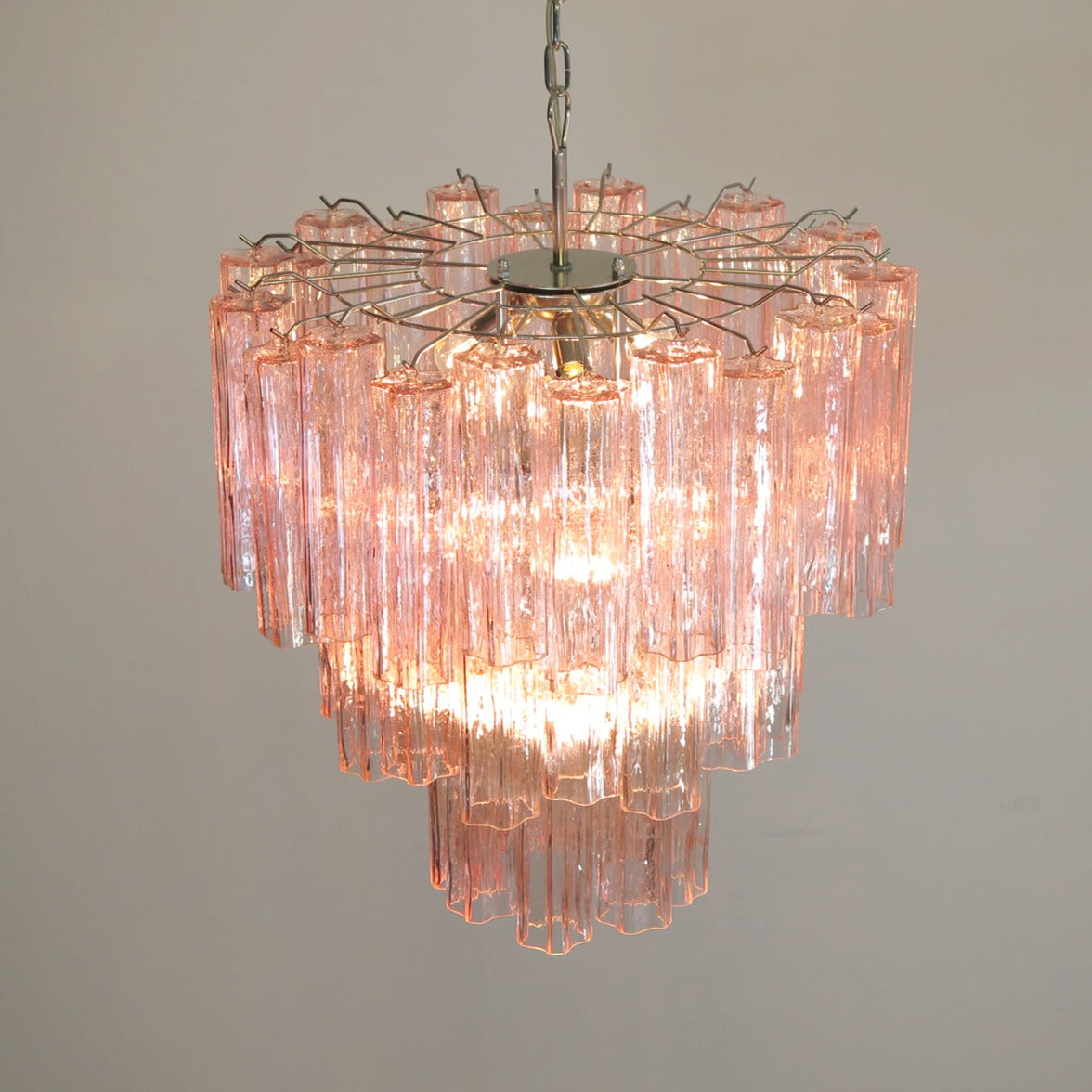 Murano Rosa Ljuskrona