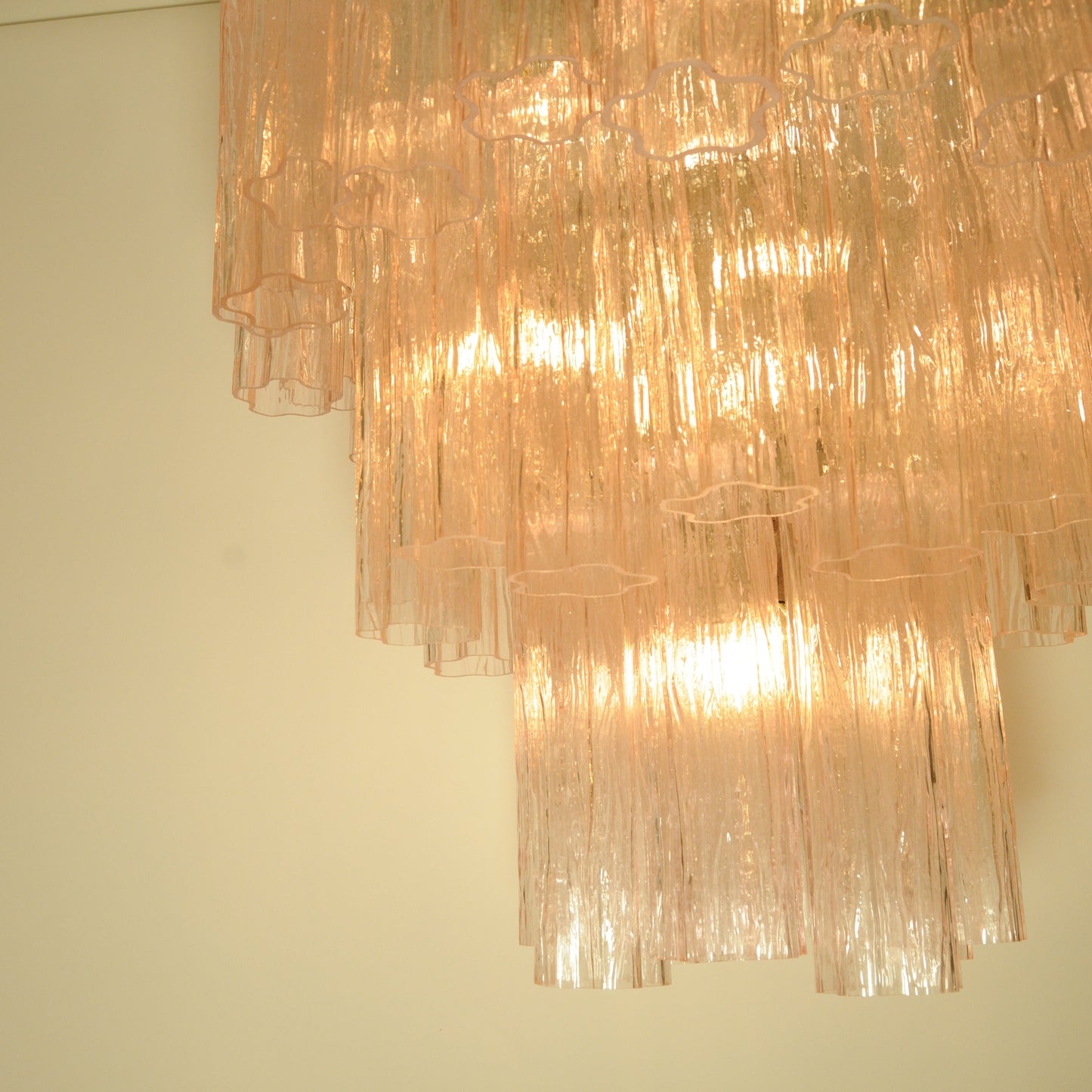 Murano Rosa Ljuskrona