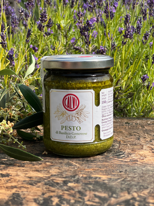 Calvi.Pesto di basilico Genovese